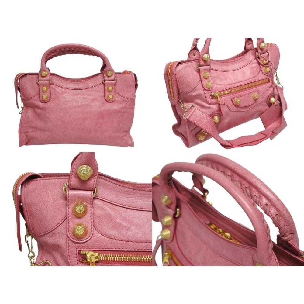 BALENCIAGA The Giant City Handbag Pink - Picture 2 of 7
